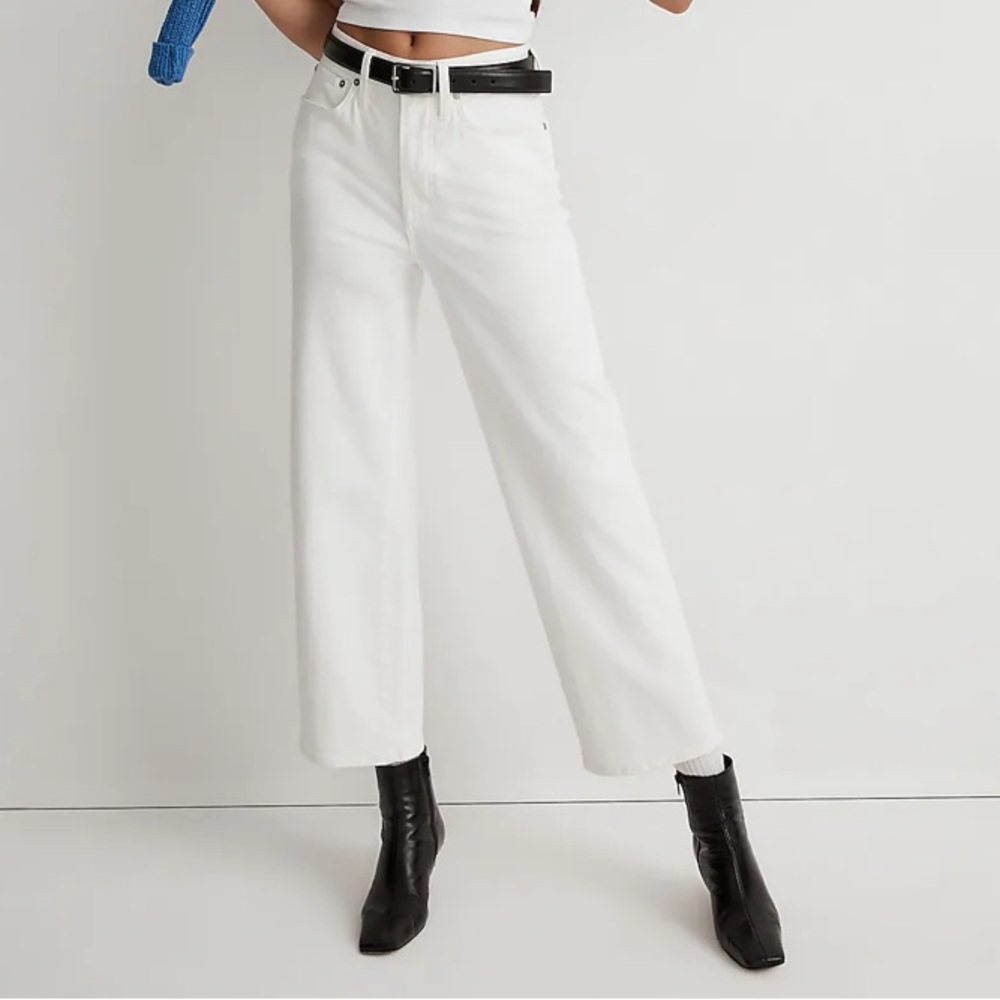The Perfect Vintage Wide-Leg Crop Jean 30 Tall